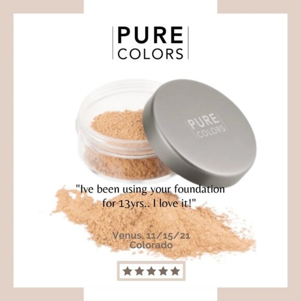 Pure Colors 8 In 1 Loose Face Powder Make Up Foundation